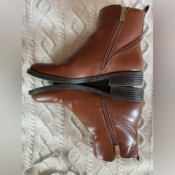 Tommy Hilfiger Brown Zip Up Boots Women’s Size 8 - Picture 10 of 13
